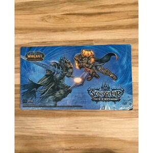 World of Warcraft TCG Scourge War Icecrown Playmat Cryptozoic Blizzard 2010